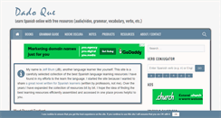 Desktop Screenshot of dadoque.com
