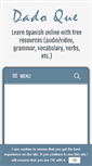 Mobile Screenshot of dadoque.com