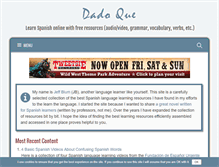 Tablet Screenshot of dadoque.com